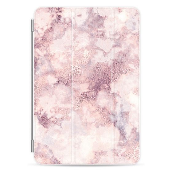 Elegant Rose Faux Gold Pink Gray Marble Casetify