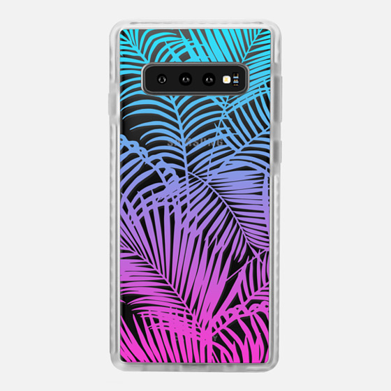 

Samsung Galaxy / LG / HTC / Nexus Phone Case - Modern pink teal tropical palm trees pattern