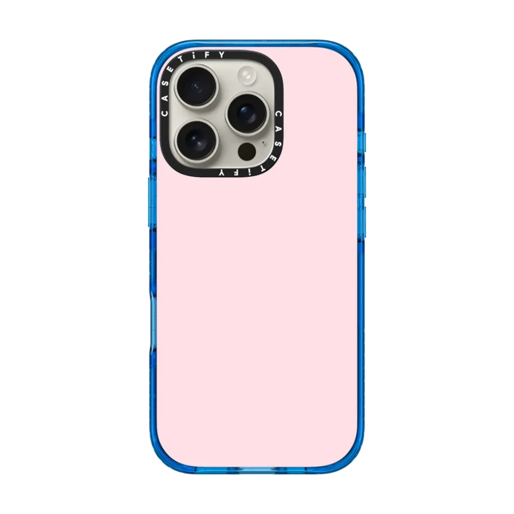 Impact iPhone 16 Pro Case MagSafe Compatible - Modern blush pink solid color block