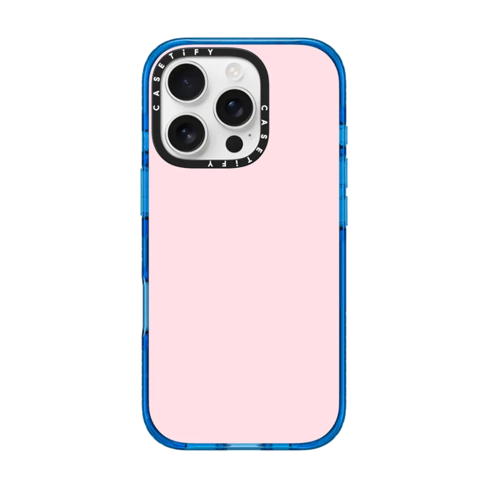 Impact iPhone 16 Pro Case MagSafe Compatible - Modern blush pink solid color block