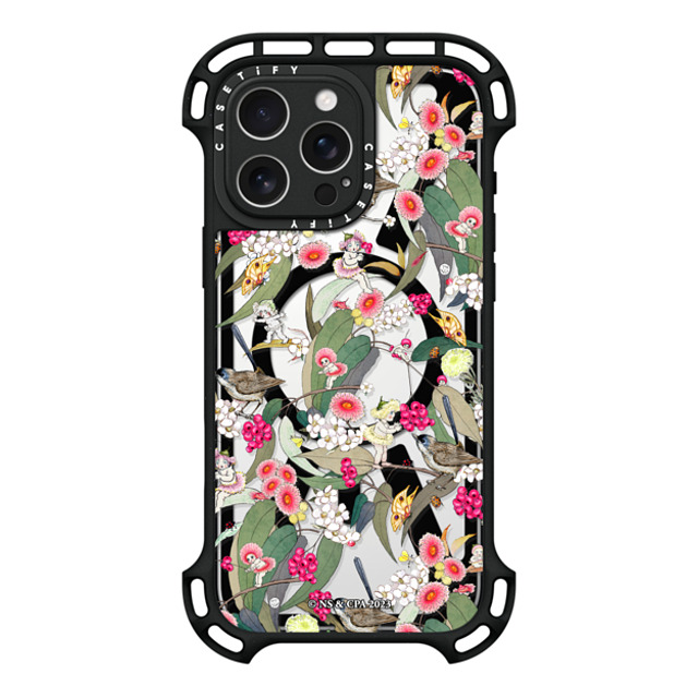 CASETiFY iPhone 16 Pro Max Case Black ウルトラ バウンスケース MagSafe対応 Native Berries athena wong CASETiFY iPhone 16 Pro Max Case Black ウルトラ バウンスケース MagSafe対応 Native Berries athena wong