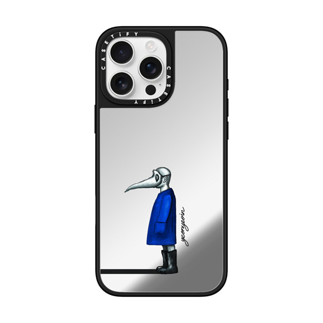 YeonYeoin x CASETiFY iPhone 16 Pro Max ケース Emerging,Fine Art Silver on Black ミラーケース MagSafe対応 A BIRD Back to School YeonYeoin x CASETiFY iPhone 16 Pro Max ケース Emerging,Fine Art Silver on Black ミラーケース MagSafe対応 A BIRD Back to School
