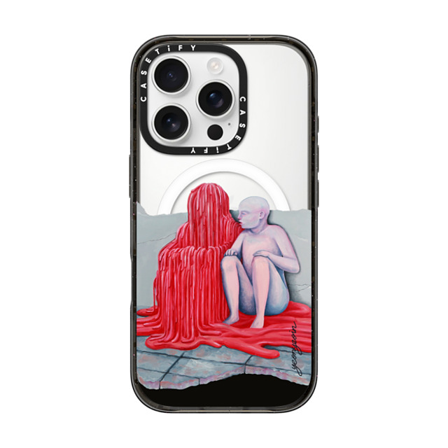 YeonYeoin x CASETiFY iPhone 16 Pro ケース Fine Art,Surrealism ブラック インパクトケース MagSafe対応 WHISPER Halloween YeonYeoin x CASETiFY iPhone 16 Pro ケース Fine Art,Surrealism ブラック インパクトケース MagSafe対応 WHISPER Halloween