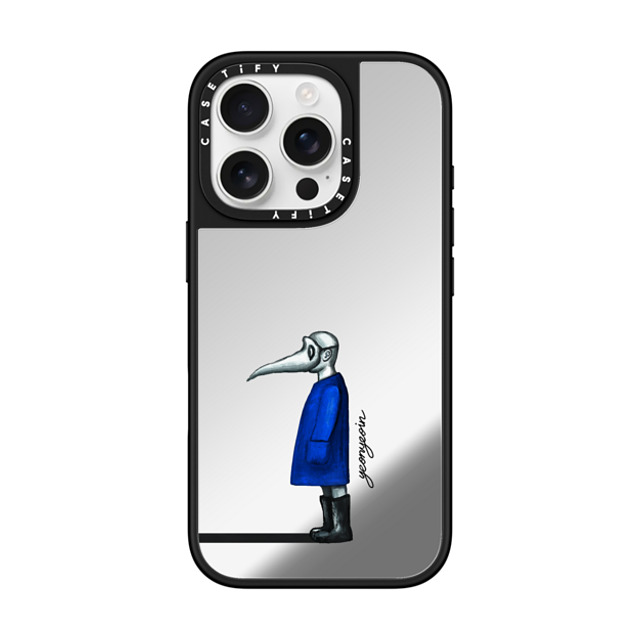 YeonYeoin x CASETiFY iPhone 16 Pro ケース Emerging,Fine Art Silver on Black ミラーケース MagSafe対応 A BIRD Back to School YeonYeoin x CASETiFY iPhone 16 Pro ケース Emerging,Fine Art Silver on Black ミラーケース MagSafe対応 A BIRD Back to School