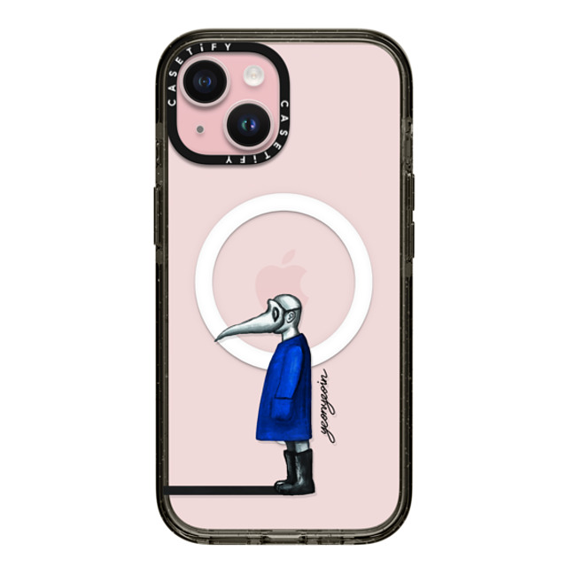 YeonYeoin x CASETiFY iPhone 15 ケース Emerging,Fine Art ブラック インパクトケース MagSafe対応 A BIRD Back to School YeonYeoin x CASETiFY iPhone 15 ケース Emerging,Fine Art ブラック インパクトケース MagSafe対応 A BIRD Back to School
