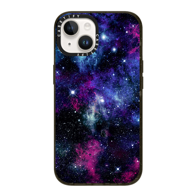 Organic Saturation x CASETiFY iPhone 14 ケース ブラック インパクトケース Galaxy Stars 3