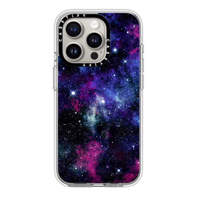 Organic Saturation x CASETiFY iPhone 15 Pro ケース クリア クリア ケース MagSafe対応 Galaxy Stars 3