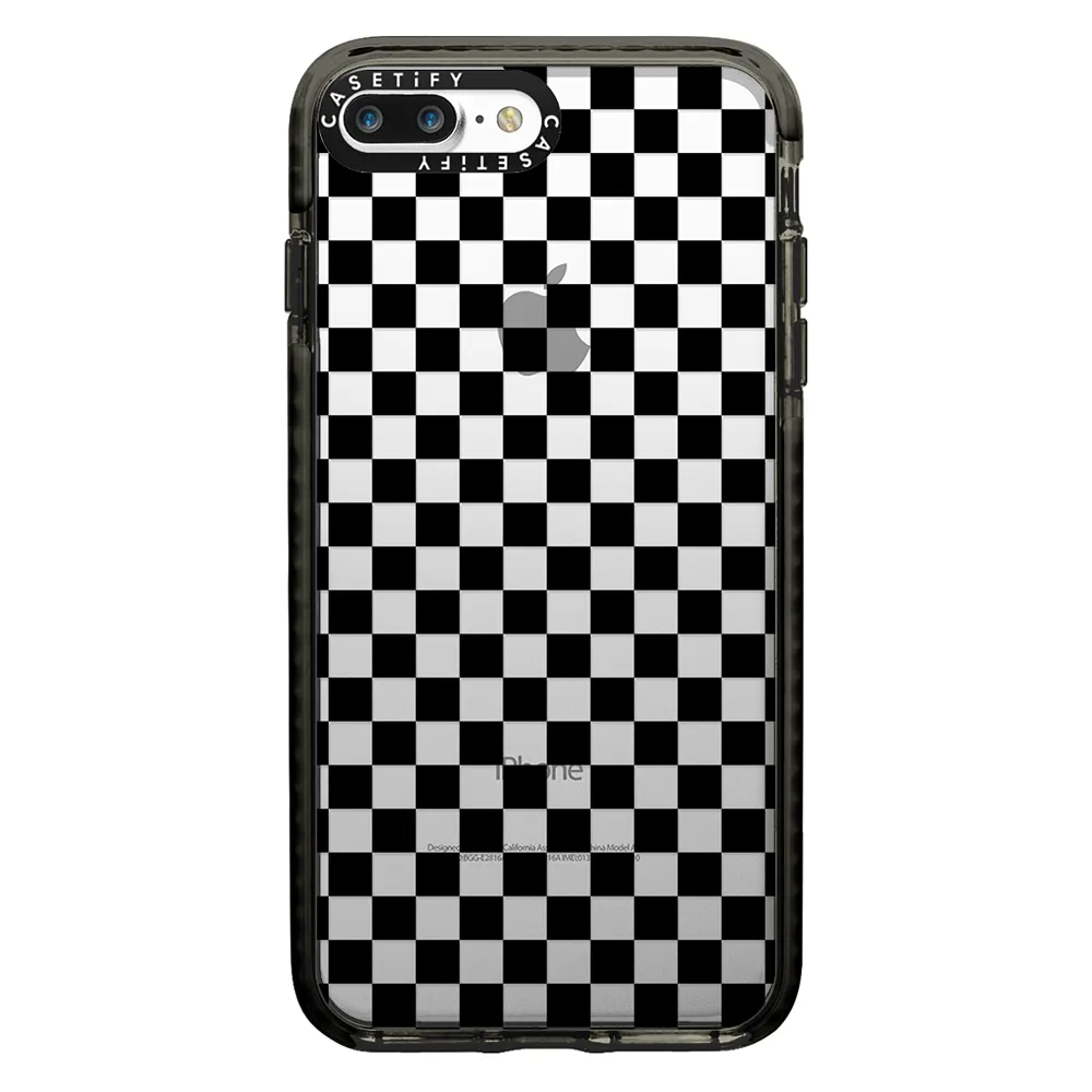 Checkerboard Grid Pattern Protective Case Cover For Samsung Galaxy