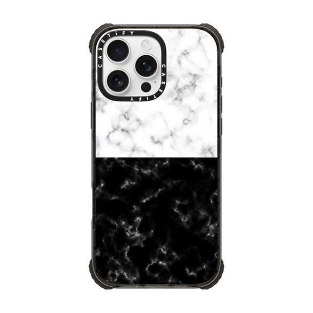 Organic Saturation x CASETiFY iPhone 16 Pro Max ケース Minimalism,Monochrome ブラック ウルトラ インパクトケース MagSafe 対応 Black or White Marble Father's Day Organic Saturation x CASETiFY iPhone 16 Pro Max ケース Minimalism,Monochrome ブラック ウルトラ インパクトケース MagSafe 対応 Black or White Marble Father's Day