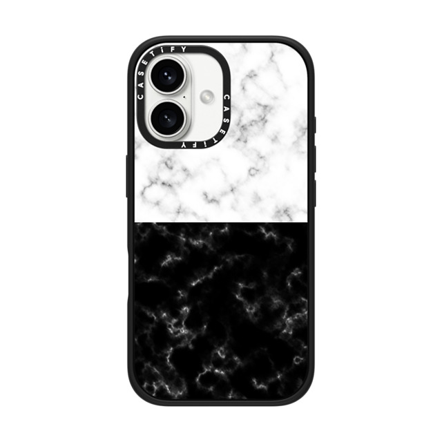 Organic Saturation x CASETiFY iPhone 16 ケース Minimalism,Monochrome マットブラック インパクトケース MagSafe対応 Black or White Marble Father's Day Organic Saturation x CASETiFY iPhone 16 ケース Minimalism,Monochrome マットブラック インパクトケース MagSafe対応 Black or White Marble Father's Day