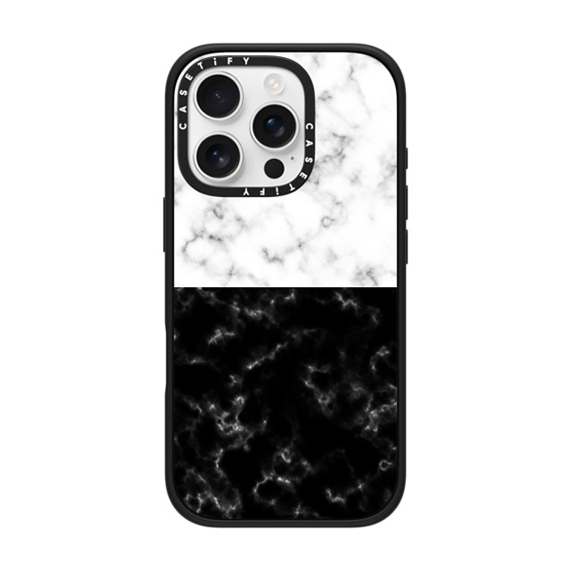 Organic Saturation x CASETiFY iPhone 16 Pro ケース Minimalism,Monochrome マットブラック インパクトケース MagSafe対応 Black or White Marble Father's Day Organic Saturation x CASETiFY iPhone 16 Pro ケース Minimalism,Monochrome マットブラック インパクトケース MagSafe対応 Black or White Marble Father's Day