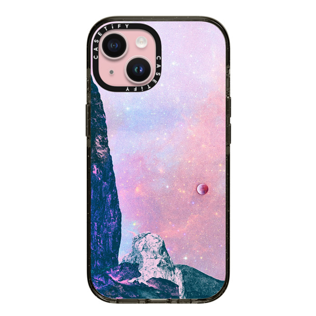 Organic Saturation x CASETiFY iPhone 15 ケース Space,Fine Art ブラック インパクトケース Pastel Lunar Landscape Father's Day Organic Saturation x CASETiFY iPhone 15 ケース Space,Fine Art ブラック インパクトケース Pastel Lunar Landscape Father's Day