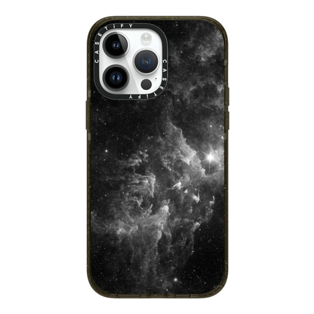 Organic Saturation x CASETiFY iPhone 14 Pro Max ケース ブラック インパクトケース MagSafe対応 Black Space Marble