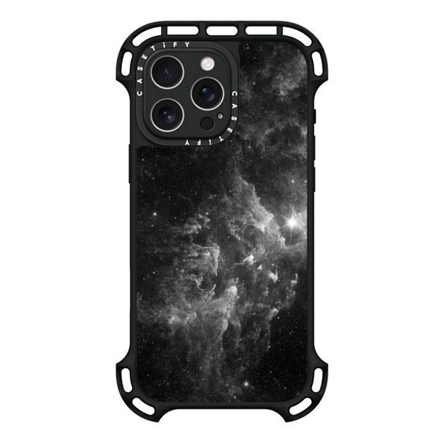 Organic Saturation x CASETiFY iPhone 16 Pro Max ケース ブラック ウルトラ バウンスケース MagSafe対応 Black Space Marble