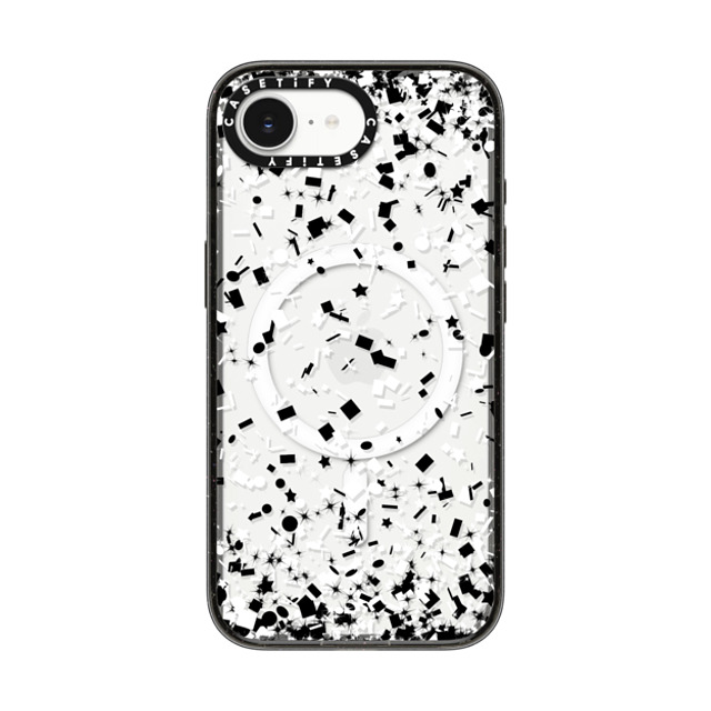 Organic Saturation x CASETiFY iPhone 16e Case Black Impact Case MagSafe Compatible Black and White Confetti Party Explosion Back to School Organic Saturation x CASETiFY iPhone 16e Case Black Impact Case MagSafe Compatible Black and White Confetti Party Explosion Back to School