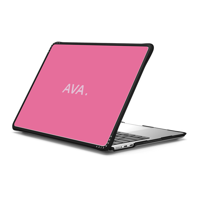 CASETiFY MacBook Air 13-inch (2022 / 2024) ブラック インパクト ケース Custom Case - Ava.