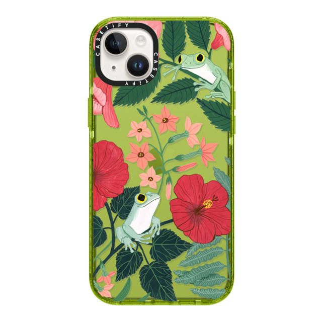 Papio Press x CASETiFY iPhone 14 Plus Case Floral,Love Kiwi インパクトケース Two Frogs in the Flowers by Papio Press Mother's Day Papio Press x CASETiFY iPhone 14 Plus Case Floral,Love Kiwi インパクトケース Two Frogs in the Flowers by Papio Press Mother's Day
