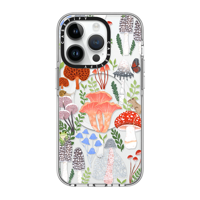 Papio Press x CASETiFY iPhone 14 Pro Case Clear Clear Case MagSafe Compatible Mushrooms by Papio Press Papio Press x CASETiFY iPhone 14 Pro Case Clear Clear Case MagSafe Compatible Mushrooms by Papio Press