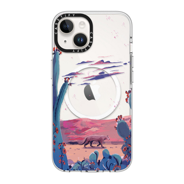 Papio Press x CASETiFY iPhone 14 Case Clear Clear Case MagSafe Compatible Saguaro by Papio Press Papio Press x CASETiFY iPhone 14 Case Clear Clear Case MagSafe Compatible Saguaro by Papio Press