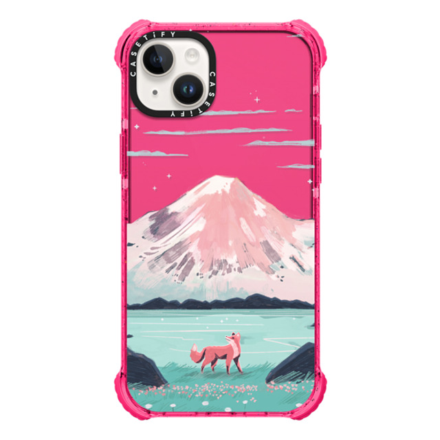 Papio Press x CASETiFY iPhone 14 Plus ケース Bubble Gum ウルトラインパクトケース Fox at Gran Paradiso by Papio Press