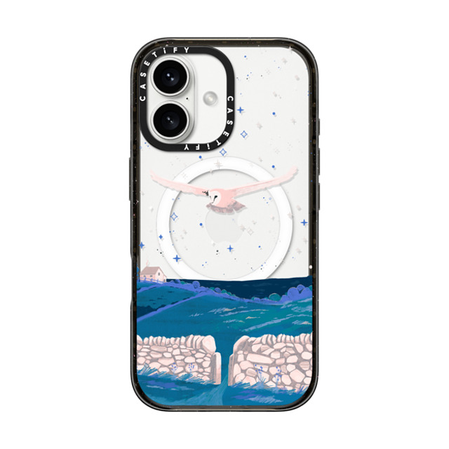 Papio Press x CASETiFY iPhone 16 Case Black Impact Case MagSafe Compatible Owl at Night by Papio Press Mother's Day Papio Press x CASETiFY iPhone 16 Case Black Impact Case MagSafe Compatible Owl at Night by Papio Press Mother's Day