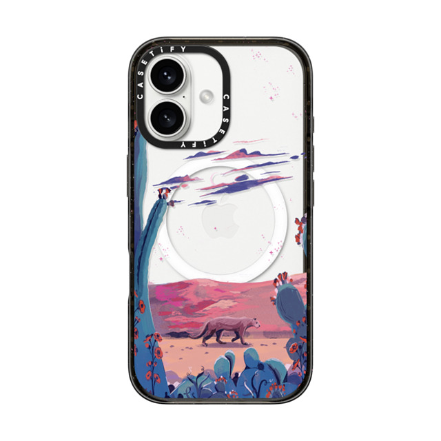 Papio Press x CASETiFY iPhone 16 ケース ブラック インパクトケース MagSafe対応 Saguaro by Papio Press Father's Day Papio Press x CASETiFY iPhone 16 ケース ブラック インパクトケース MagSafe対応 Saguaro by Papio Press Father's Day