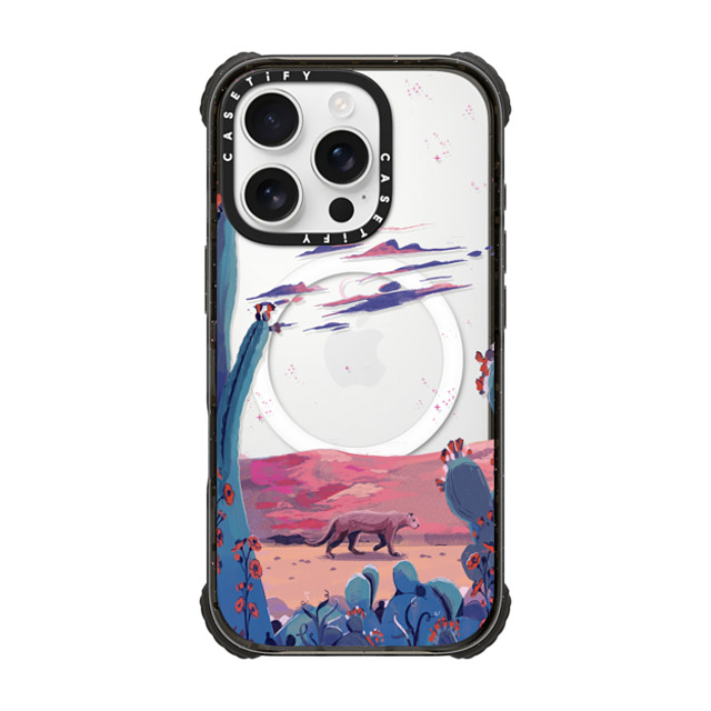 Papio Press x CASETiFY iPhone 16 Pro ケース ブラック ウルトラ インパクトケース MagSafe 対応 Saguaro by Papio Press Father's Day Papio Press x CASETiFY iPhone 16 Pro ケース ブラック ウルトラ インパクトケース MagSafe 対応 Saguaro by Papio Press Father's Day