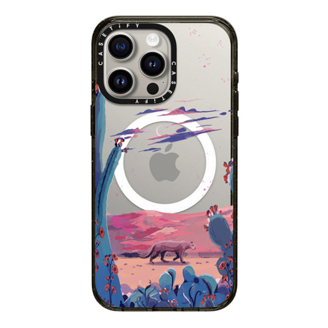 Papio Press x CASETiFY iPhone 15 Pro Max Case Black Impact Case MagSafe Compatible Saguaro by Papio Press Back to School Papio Press x CASETiFY iPhone 15 Pro Max Case Black Impact Case MagSafe Compatible Saguaro by Papio Press Back to School