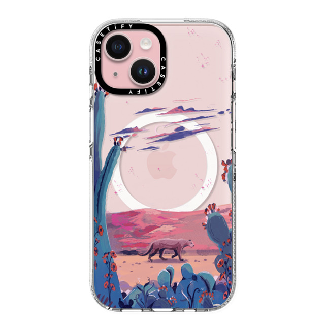 Papio Press x CASETiFY iPhone 15 ケース クリア クリア ケース MagSafe対応 Saguaro by Papio Press Father's Day Papio Press x CASETiFY iPhone 15 ケース クリア クリア ケース MagSafe対応 Saguaro by Papio Press Father's Day