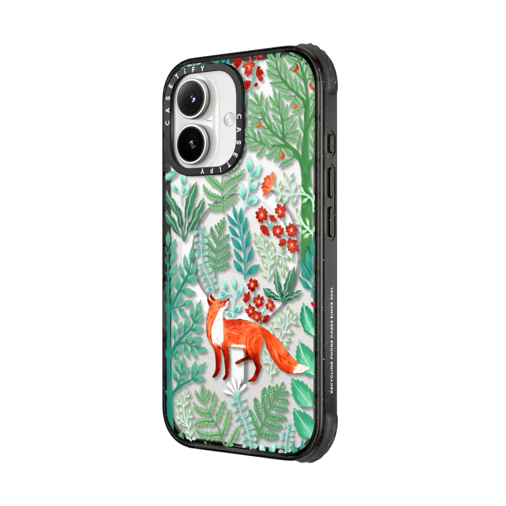 Ultra Impact iPhone 16 Case MagSafe Compatible - Fox in the Woods