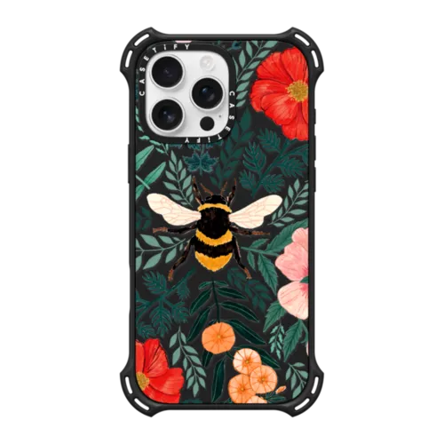 iPhone 16 Pro Max - Bee in the Flowers by Papio Press