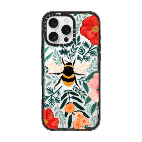 iPhone 16 Pro Max - Bee in the Flowers by Papio Press