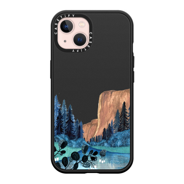 Papio Press x CASETiFY iPhone 13 ケース マットブラック インパクトケース MagSafe対応 Yosemite by Papio Press