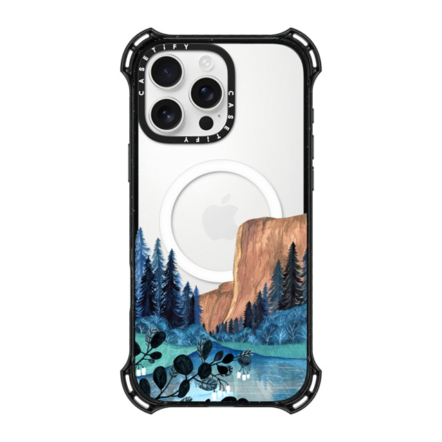 Papio Press x CASETiFY iPhone 16 Pro Max ケース ブラック バウンスケース Yosemite by Papio Press