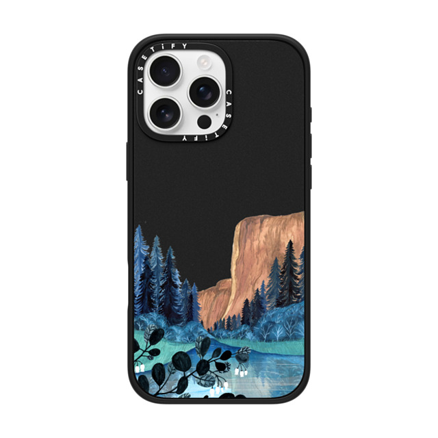 Papio Press x CASETiFY iPhone 16 Pro Max ケース マットブラック インパクトケース MagSafe対応 Yosemite by Papio Press