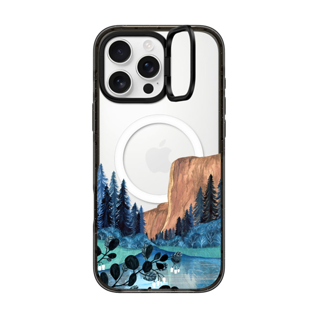 Papio Press x CASETiFY iPhone 16 Pro Max ケース ブラック インパクトリングスタンドケース MagSafe対応 Yosemite by Papio Press