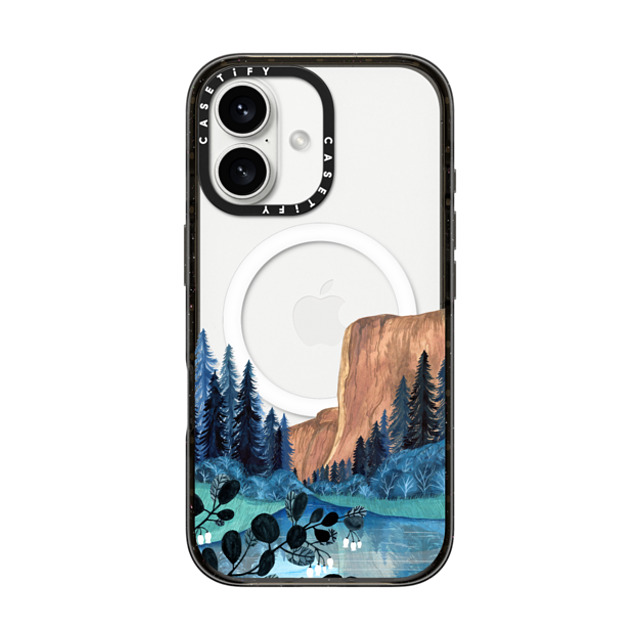 Papio Press x CASETiFY iPhone 16 ケース ブラック インパクトケース MagSafe対応 Yosemite by Papio Press