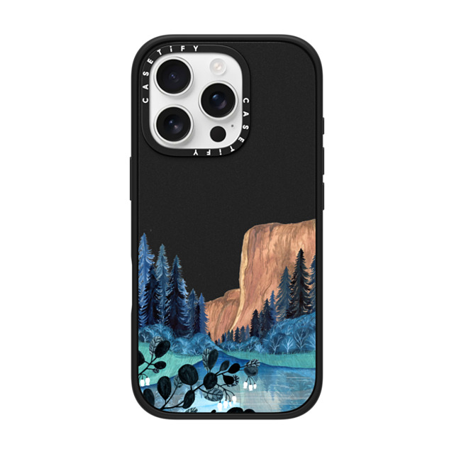 Papio Press x CASETiFY iPhone 16 Pro ケース マットブラック インパクトケース MagSafe対応 Yosemite by Papio Press