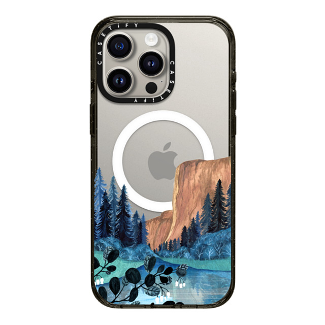 Papio Press x CASETiFY iPhone 15 Pro Max ケース ブラック インパクトケース MagSafe対応 Yosemite by Papio Press