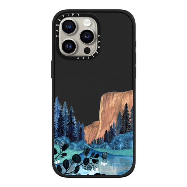 Papio Press x CASETiFY iPhone 15 Pro Max ケース マットブラック インパクトケース MagSafe対応 Yosemite by Papio Press