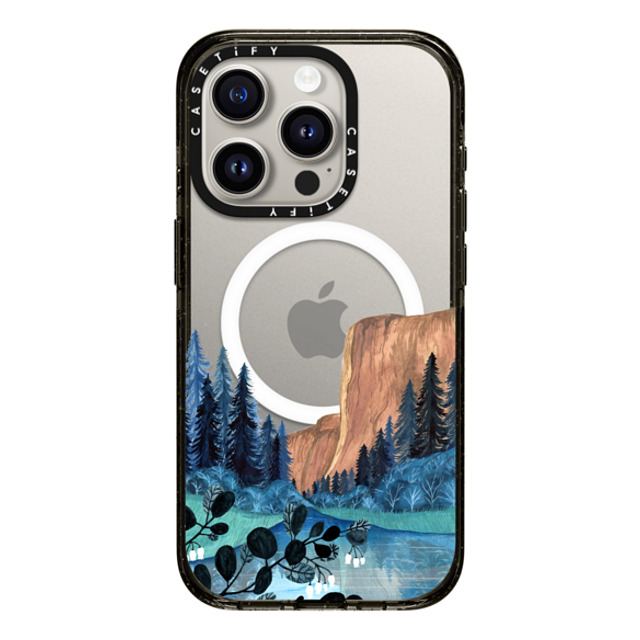 Papio Press x CASETiFY iPhone 15 Pro ケース ブラック インパクトケース MagSafe対応 Yosemite by Papio Press