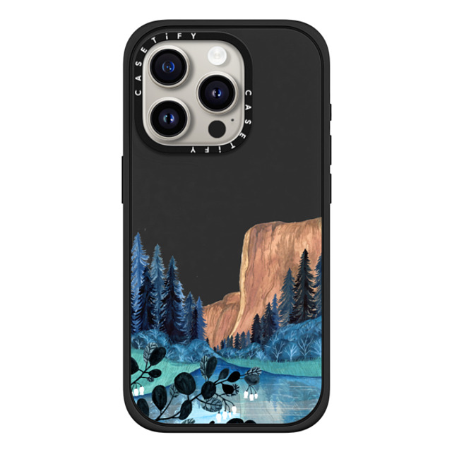 Papio Press x CASETiFY iPhone 15 Pro ケース マットブラック インパクトケース MagSafe対応 Yosemite by Papio Press