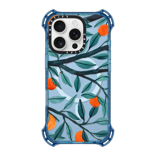 Papio Press x CASETiFY iPhone 16 Pro Case ベイビーブルー バウンスケース Oranges by Papio Press Papio Press x CASETiFY iPhone 16 Pro Case ベイビーブルー バウンスケース Oranges by Papio Press