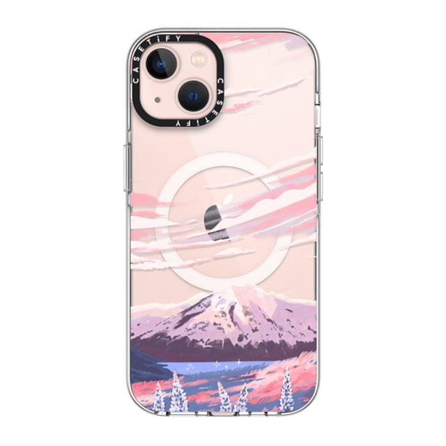 Papio Press x CASETiFY iPhone 13 ケース クリア クリア ケース MagSafe対応 Mount Cook by Papio Press