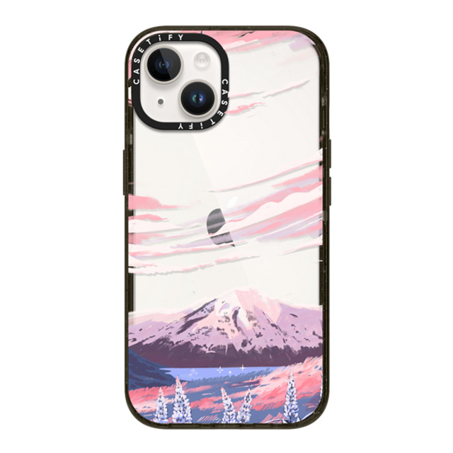 Papio Press x CASETiFY iPhone 14 ケース ブラック インパクトケース Mount Cook by Papio Press