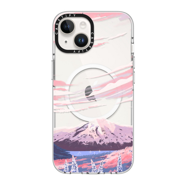 Papio Press x CASETiFY iPhone 14 ケース クリア クリア ケース MagSafe対応 Mount Cook by Papio Press