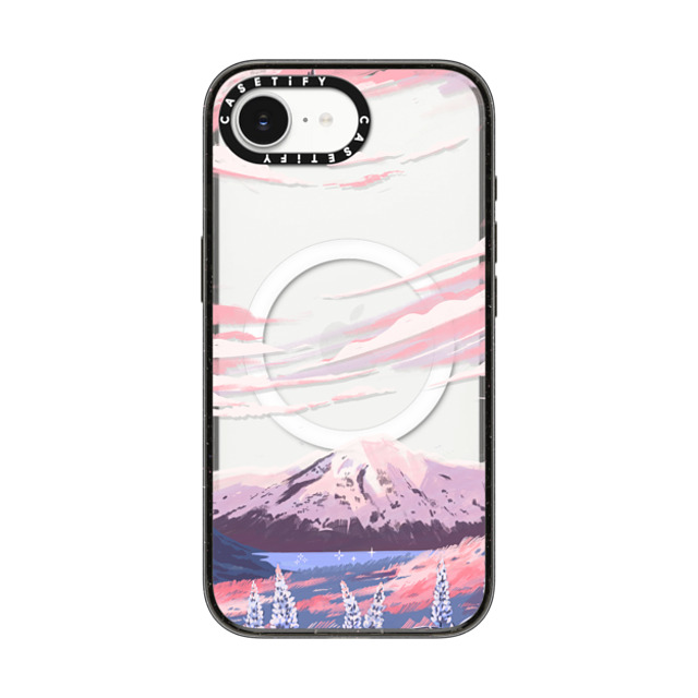 Papio Press x CASETiFY iPhone 16e Case Cloud,Travel Black Impact Case MagSafe Compatible Mount Cook by Papio Press Back to School Papio Press x CASETiFY iPhone 16e Case Cloud,Travel Black Impact Case MagSafe Compatible Mount Cook by Papio Press Back to School
