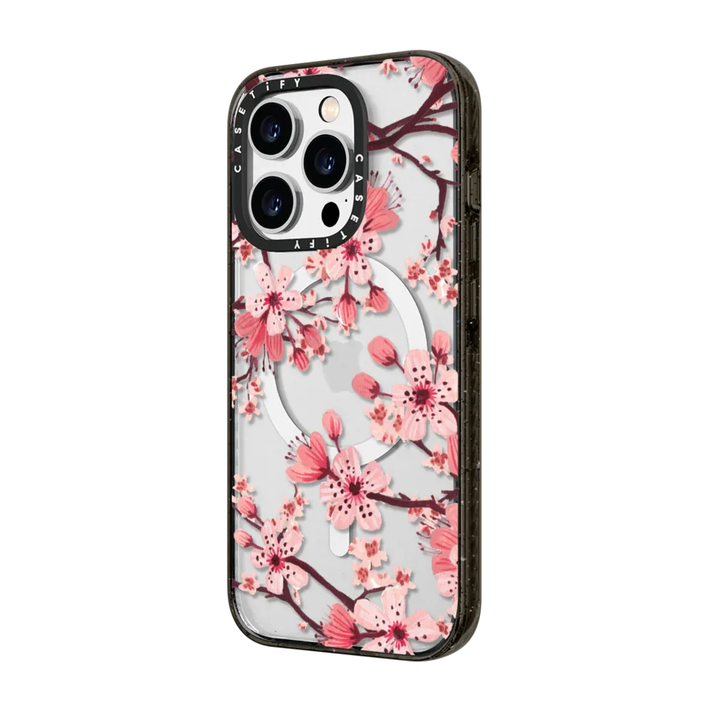 Impact iPhone 14 Pro Case MagSafe Compatible - Watercolor Blossom