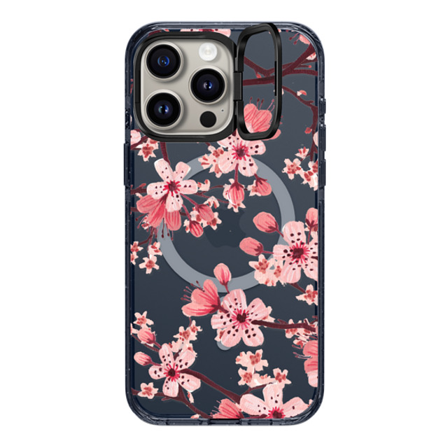 Papio Press x CASETiFY iPhone 15 Pro Max Case Floral,Nature Classic Blue インパクトリングスタンドケース MagSafe対応 Watercolor Blossom Mother's Day Papio Press x CASETiFY iPhone 15 Pro Max Case Floral,Nature Classic Blue インパクトリングスタンドケース MagSafe対応 Watercolor Blossom Mother's Day