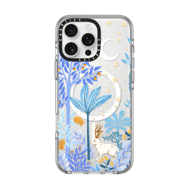 Papio Press x CASETiFY iPhone 16 Pro Max ケース クリア クリア ケース MagSafe対応 Jackalope Mythical Moon by Papio Press